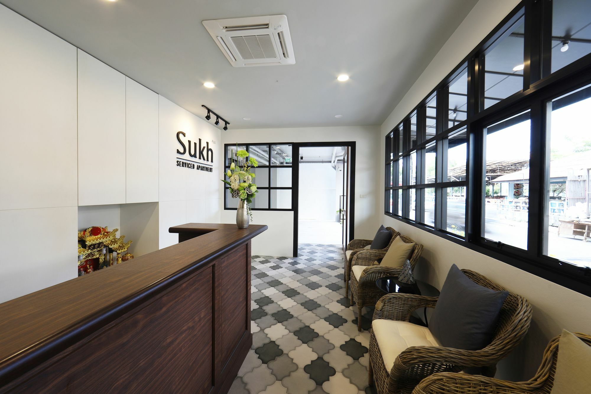 Sukh Serviced Apartment Ban Kho Hong Eksteriør bilde